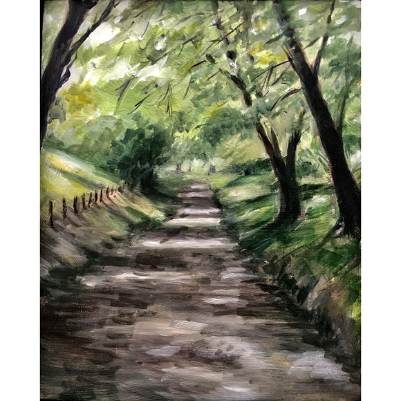 THE SHADY ROAD Fine Art Print - Picture 4 of 4